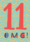 11 Omg! Birthday Card