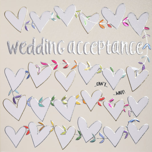 Wedding Acceptance Card
