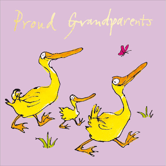 Quentin Blake "Proud Grandparents" Duck Card
