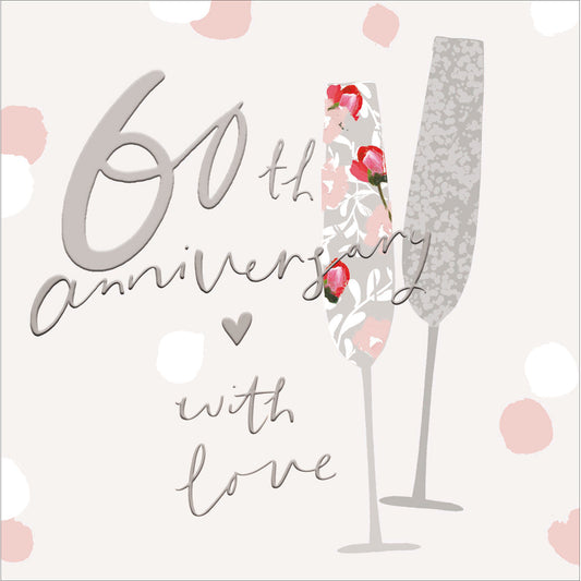 60th Diamond Anniversary Card