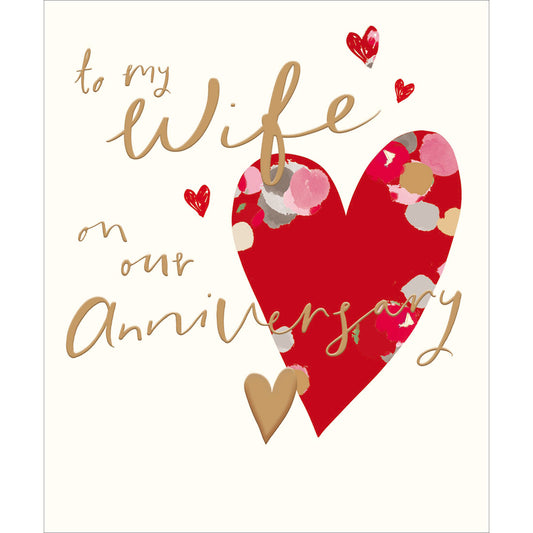 "To My Wife On Our Anniversary" Card
