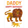 Daddy Lion Card