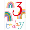 3rd Birthday Rainbows Card