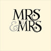 Mrs & Mrs Card