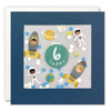 6th Birthday Space Shakies Card