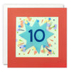 10th Birthday Star Shakies Card