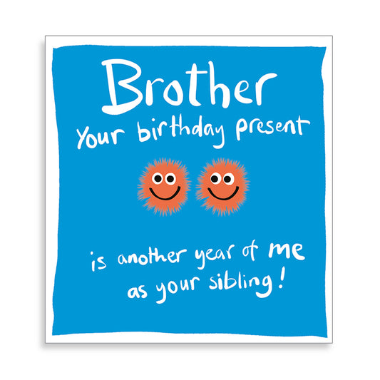 Funny Brother Birthday Card