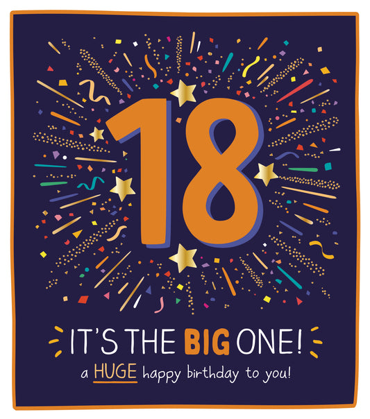 "It's The Big One!" 18th Birthday Card