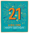 21 A Big-Time Happy Birthday Card