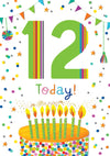 12th Birthday Card