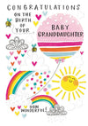 Congrats on Your Grandaughter Card