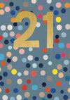 Age 21 Boy Birthday Card