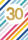 Age 30 Male Birthday Card