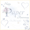 Paper 1st Anniversary Card