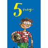 5th Birthday Football Hero Card