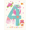 Wild 4th Birthday Card