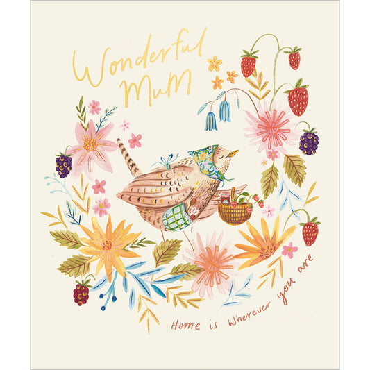 Wonderful Mum Wildlife Birthday Card