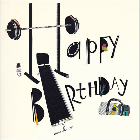 Reps, Weights And Birthday Cake Card