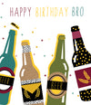 Happy Birthday Brother Beers Card