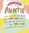 Auntie No One Else Like You Birthday Card