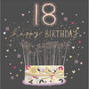 18th Birthday Cake Card