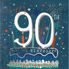 90th Birthday Cake Card
