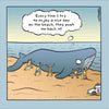 Beached Whale Card