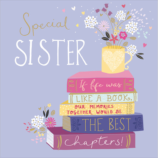 Books Special Sister Birthday Card