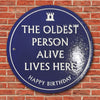 Oldest Person Alive Card