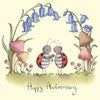 Ladybird Anniversary Card