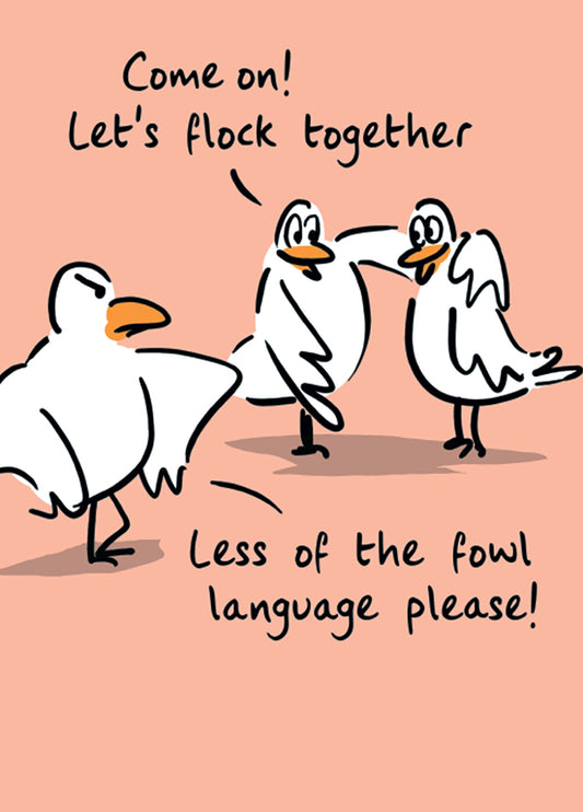 Flock Together Birthday Card