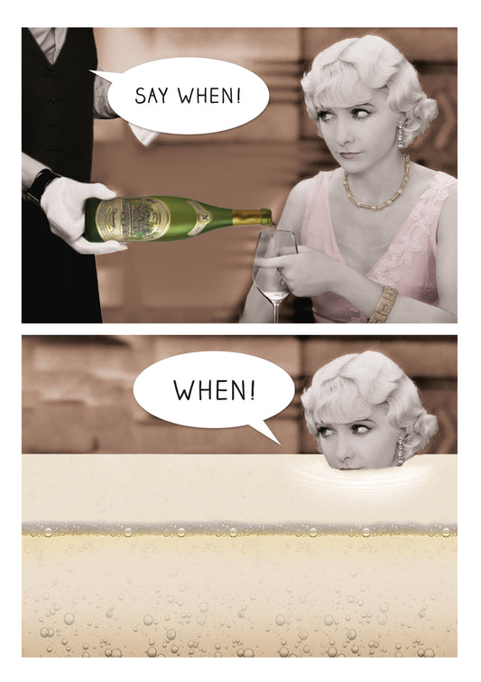 Say When Card