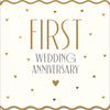 First Wedding Anniversary Card