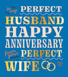 Perfect Husband Anniversary Card