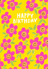 Flowers Birthday Card