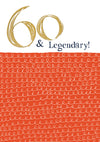 60th Birthday Male Card