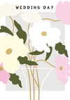 Wedding Day Flowers Card