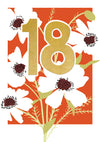 Age 18 Birthday Girl Card