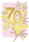 Age 70 Female Birthday Card