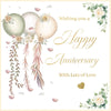 Happy Anniversary Balloons Card