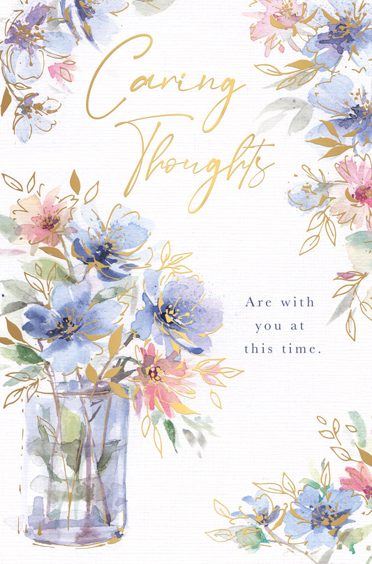 Vase Of Flowers Card