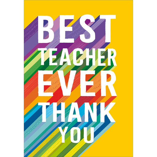 Best Teacher Ever Card