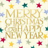 Red, Green And Mustard Stars Card