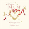 Special Couple Wreath Christmas Card
