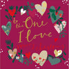 To the One I Love Christmas Card