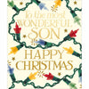 Fairy Lights For Son Christmas Card