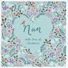 Nan Heart Christmas Card