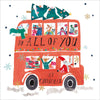 All Of You Bus Christmas Card