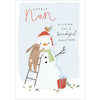 Nan Cute Characters Christmas Card