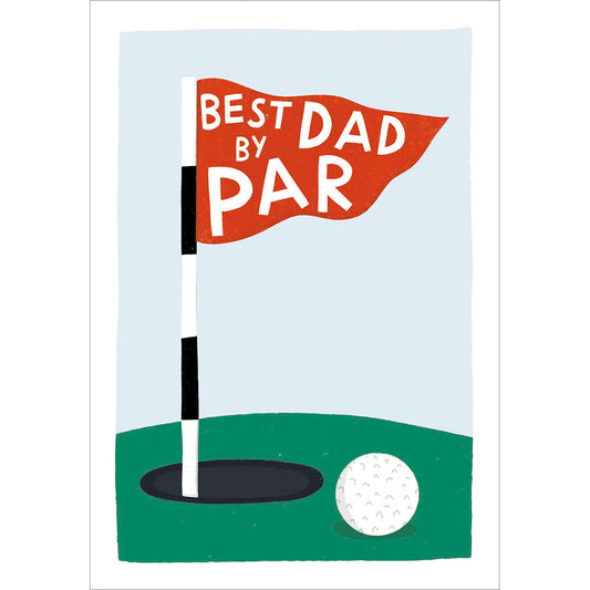 "Best By Par"  Dad Birthday Card